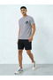Men Graphic Print Round Neck T-Shirt and Shorts Set