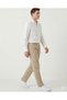 Men's Black Linen Muslin Trousers Comfortable Fit Baggy Lightweight Fabric with Back Pockets - 5