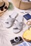 Women's Straw-Looking Strappy Beach Balcony Casual Slippers Comfortable Sole Stylish Summer Combination - 4