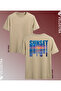 Unisex Women's Men's Sunset Printed Oversize Comfortable Daily Use Combed Cotton T-Shirt - 2