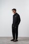 Men's Linen Oversize Shirt and Trousers Set Black - 2