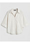 Lcw Visionyellow Striped Oversize Poplin Women's Shirt - 4