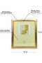 FRAMES & DECOR Certificate Picture Wall-Mounted with Gold 50.8x60.9cm - 4