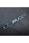 Honda Compatible Mugen Written Metal Lettering Sticker Logo Emblem Chrome