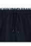 Men's Regular Fit Navy Blue Swim Shorts with Elastic Waist and Drawstring Em000686 Af20432-Ub102 - 2
