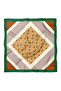 وشاح بنمط هندسي مقاس 70x70 سم