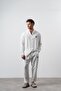 Men's Linen Oversize Shirt and Trousers Set Ecru
