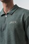 Men's 2Flyy Written Half Zipper Regular Fit T-Shirt Shorts Set Nefti - 5
