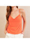 Women's Orange Degaje Collar Blouse App1286-90 - 3