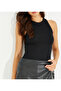 Women's Black Halter Neck Blouse App1233 - 2