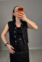 Denim Skirt Vest Set - 5