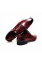 Bordo Color Lace-Up Genuine Leather Men's Shoes - 2