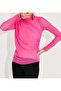 Women's Fuchsia Gathered Draped Tulle Blouse App1244 - 2
