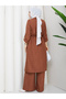 Women's Long Tie-Up Trouser Set - 8