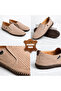 Heritage Beige Genuine Nubuck Leather Men's Casual Shoes - 8