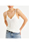 Women's White Tulle Striped Athlete Blouse App1024 - 3
