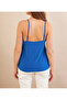 Women's Cobalt Blue Patterned Lace Athlete Blouse App50081-90 - 6