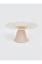 Lcw Home Mixed Floral Patterned Glass Stand Presentation Plate 21 cm - 2