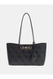 Janie Logo Girlfriend Women's Anthracite Shoulder Bag Hwos9924230-Clo