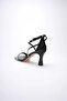 Black Women's Heeled Sandals Tr12My03A - 7