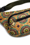 Geometric Patterned Bohemian Ethnic Authentic Shoulder and Waist Bag for Daily Travel Use - 2