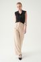 Black Zero Sleeve Tie-Up Shirt 251166 - 3