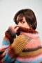 New Season Rainbow Women's Knitted Sweater - 4