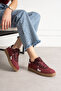 Burgundy Women's Sneaker Casual Shoes - 2