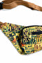 Geometric Patterned Bohemian Ethnic Authentic Shoulder and Waist Bag for Daily Travel Use - 2