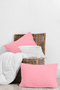 100% Organic Cotton Akfil Pillowcase Set of 2 - 50X70 cm Pink - 3