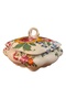 French Limoges Porcelain Hand Painted Irregular Shape Bonboniere 15X15X10 cm Dimensions - 3