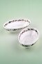 Christmas 2-Piece Porcelain Deep Boat-Shaped Plate