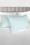 100% Organic Cotton Akfil Pillowcase Set of 2 - 50X70 cm Baby Blue - 2