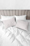 100% Organic Cotton Akfil Pillowcase Set of 2 - 50X70 cm Light Gray
