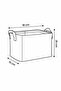Homyjr’S Cute Teddy Bear Printed Rectangular Toy and Laundry Basket Multi-Purpose Storage Basket - 2