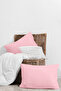 100% Organic Cotton Akfil Pillowcase Set of 2 - 50X70 cm Light Pink - 3