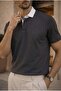 Arthur Regular Fit Nova Pike Fabric Polo Collar T-Shirt - Smoked - 2