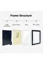 A4 Certificate Frame & Document Frame – Real Glass, Wall Mount & Tabletop Display, Port - 6