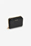 Schwarze Damenbrieftasche - 5