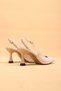 Women's Thin Heeled Satin Evening Dress Shoes High Heels - 7