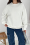 Basic Sweat with Side Pockets - Ecru Ekru