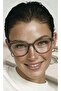 Blue Light Protection Women's Glasses Cat Eye Optical Compatible (Can Change Transparent Lenses) 50 Lenses - 4