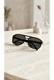 Sunglasses Uv 400 Protection Unisex New Season with Case and Wipe Cloth as a Gift - 3