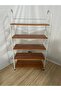 5-Tier Metal and Wood Shelf Organizer - 2