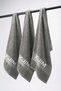 3-Pack 100% Cotton Gray Sports Towel Fitness Training Gym Golf Boxing Towel Sweat Absorbent 30X100