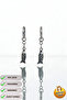 Steel Special Design Dangle Gift Fish Couple Earrings, Does Not Tarnish or Fade - 2