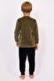 Rolypoly Sport Khaki Boys Kids Sweatsuit Set - 2