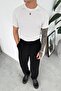 Ecru Textured Knitwear T-Shirt - 2