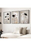 Poster Frame Set of 3 (40x60 cm) Wall Art Painting Decor with 2 cm Thick Frame