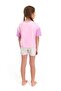Girl's Powder Pink Shorts Set - 5